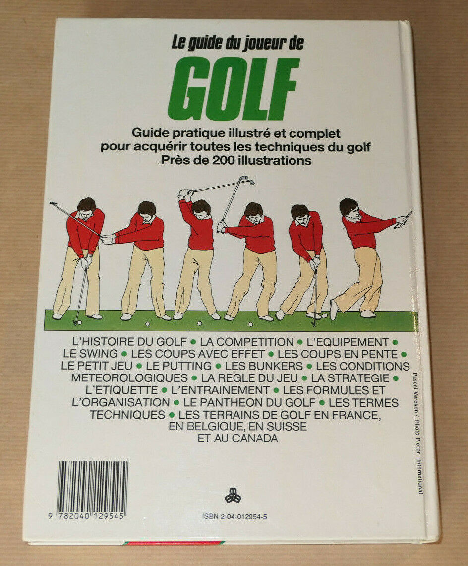 LE GUIDE DU JOUEUR DE GOLF / ALEX HAY / GUIDE PRATIQUE TECHNIQUE SPORT 1987