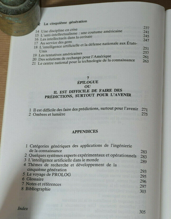 LA CINQUIEME GENERATION / INTELLIGENCE ARTIFICIELLE INFORMATIQUE 1984