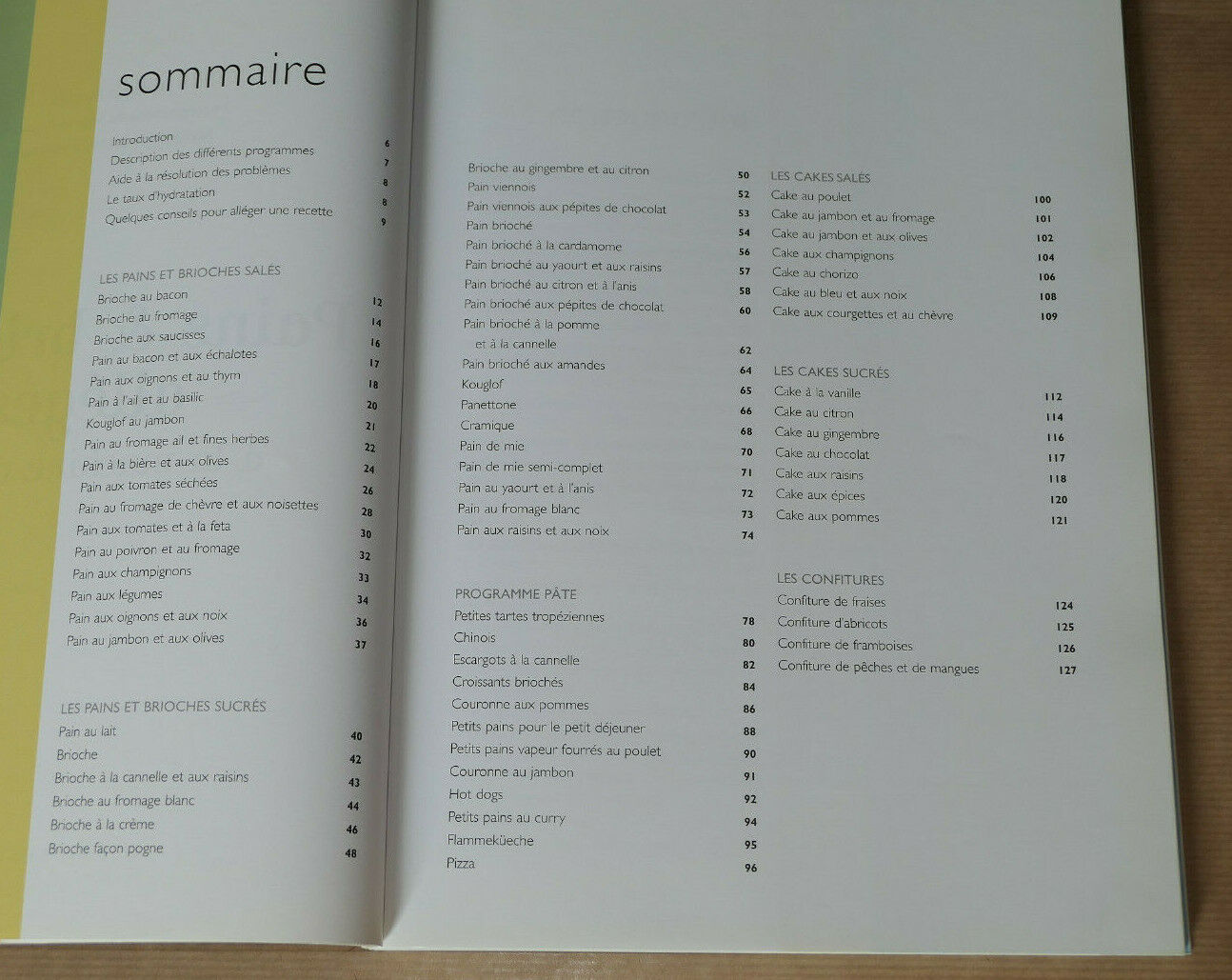 PAINS & BRIOCHES ALLEGES A LA MACHINE APAIN / RECETTES PHOTOS NUTRITION / 2008