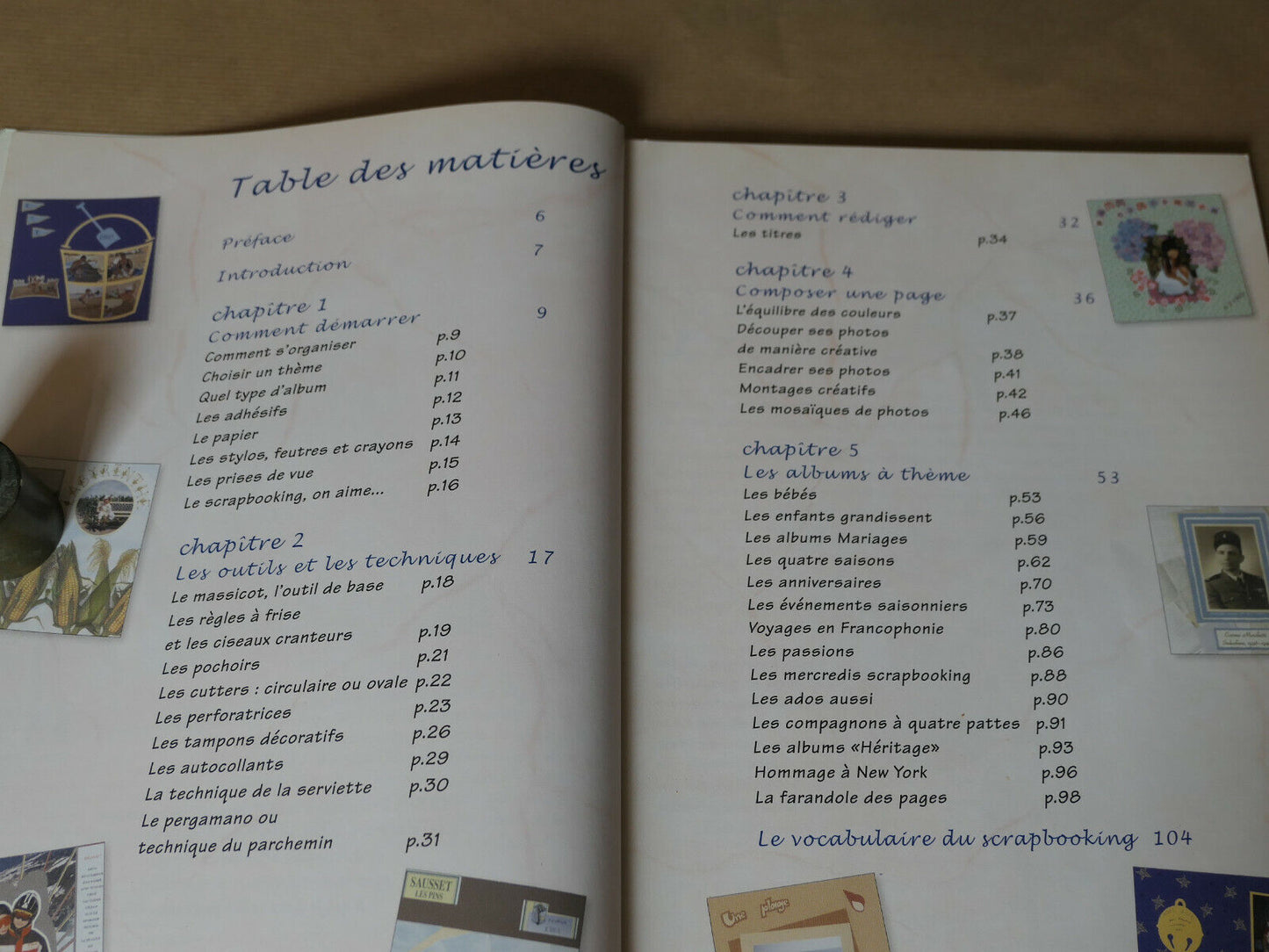 SCRAPBOOKING / HISTOIRES DE PAGES / 2002