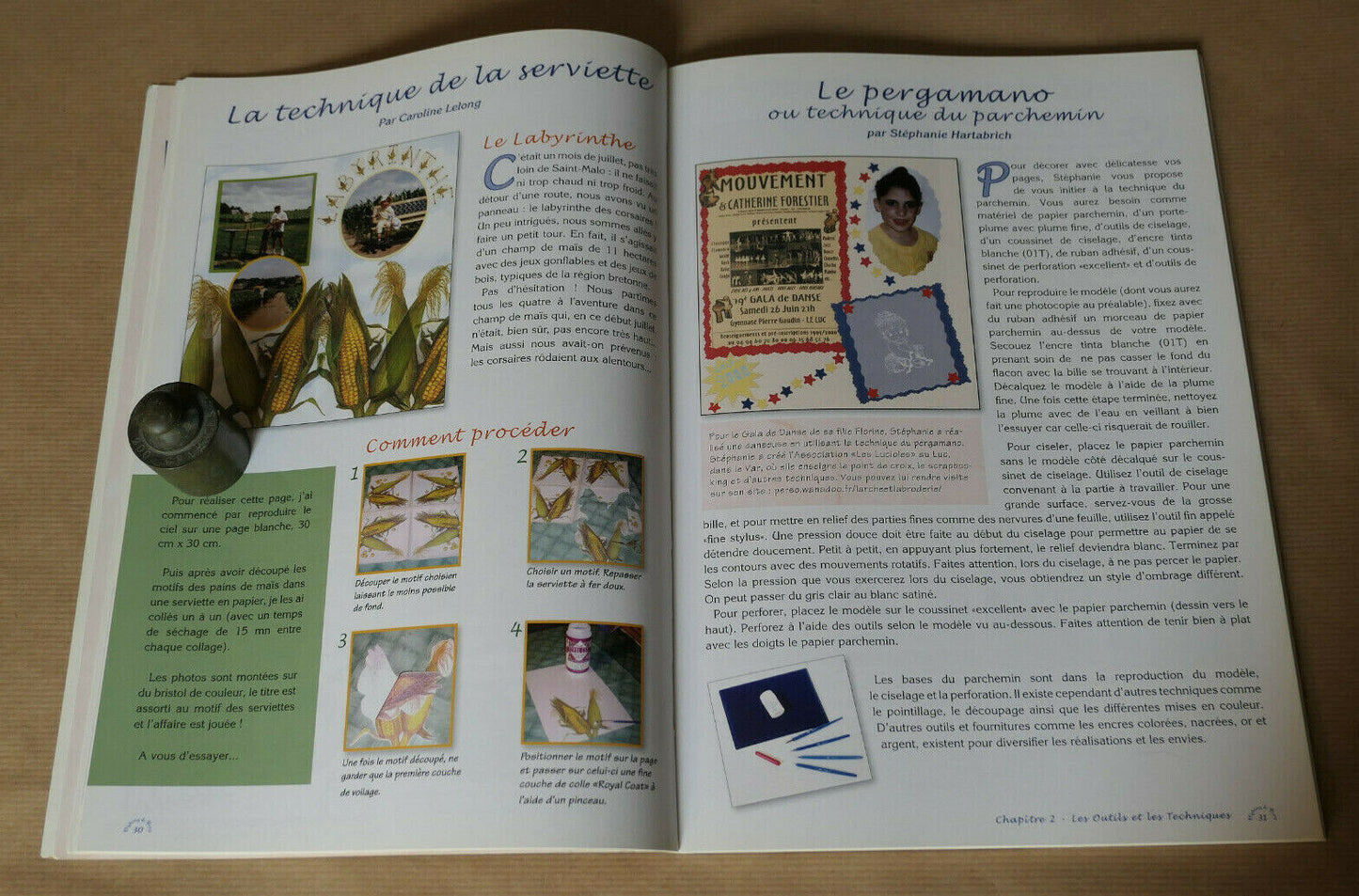 SCRAPBOOKING / HISTOIRES DE PAGES / 2002