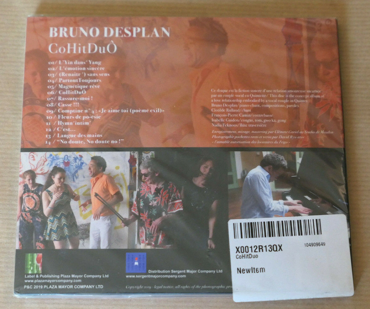 CD BRUNO DESPLAN / COHITDUO / 2019 / MINT & SEALED