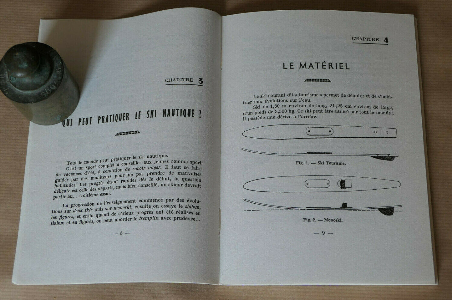 INITIATION AU SKI NAUTIQUE / RENE MOYSET / SPORTS SB BORNEMANN 1966