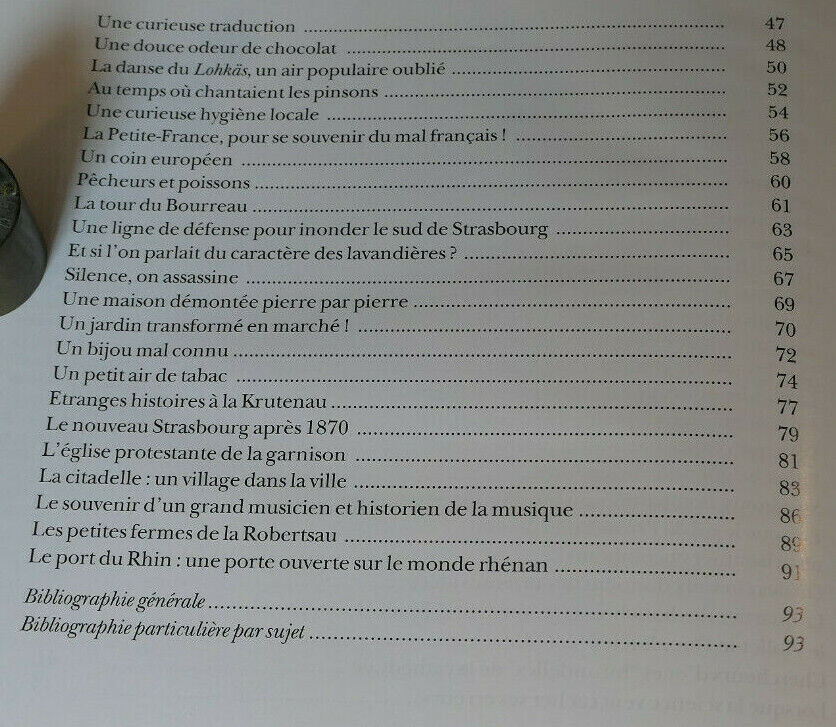 LES PETITS SECRETS DU VIEUX STRASBOURG / GUY TRENDEL ROBERT WARTER HISTOIRE 1994