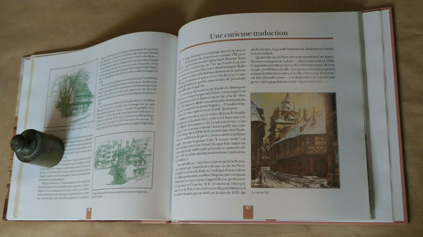 LES PETITS SECRETS DU VIEUX STRASBOURG / GUY TRENDEL ROBERT WARTER HISTOIRE 1994