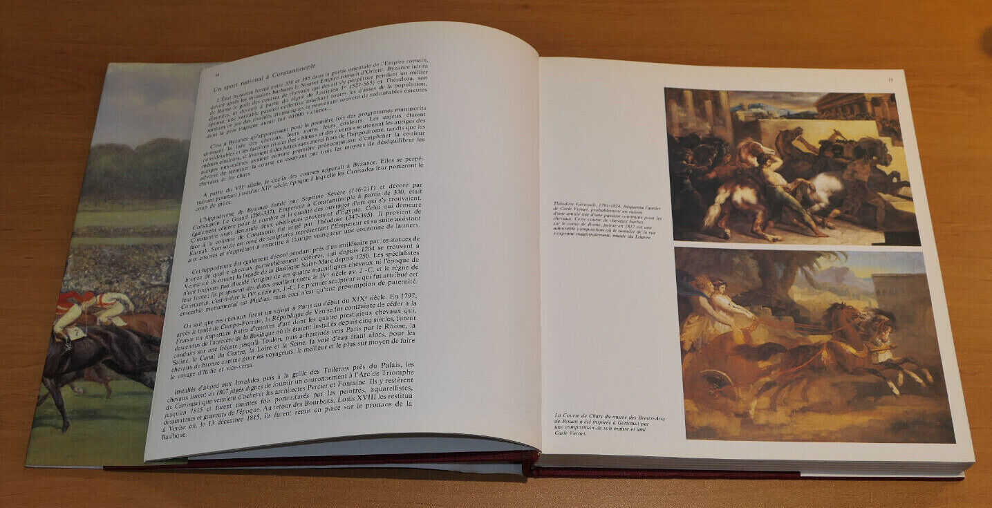 LES HIPPODROMES / MARC GAILLARD / HISTOIRE PEINTURE PHOTOS HIPPISME CHEVAUX 1984