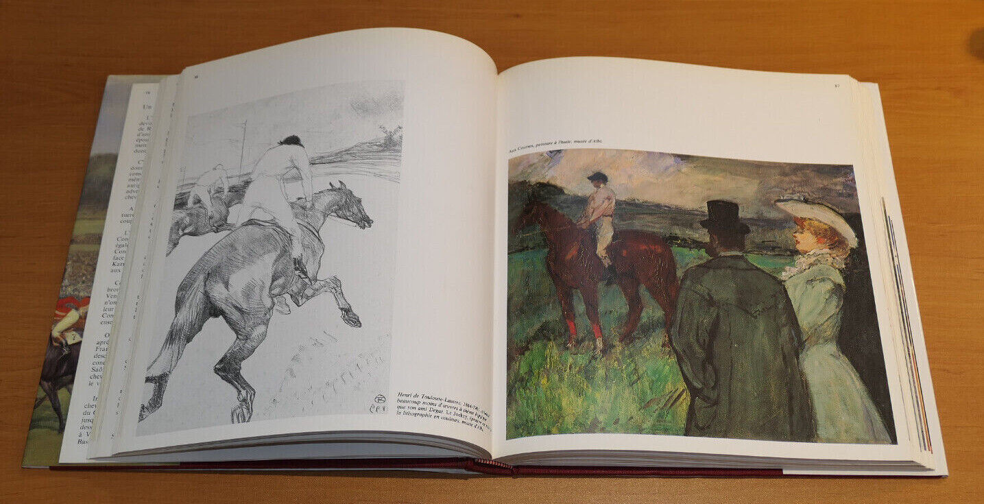 LES HIPPODROMES / MARC GAILLARD / HISTOIRE PEINTURE PHOTOS HIPPISME CHEVAUX 1984