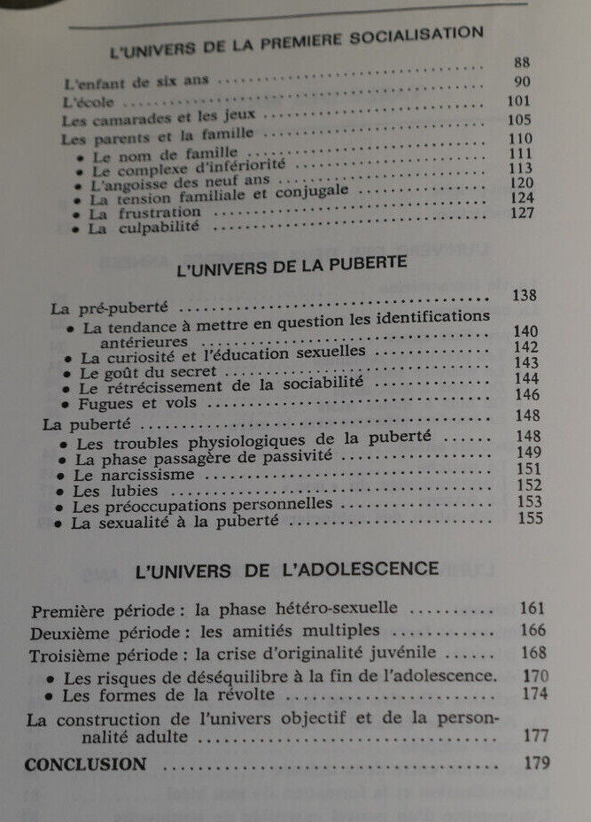 LA PERSONNALITE DE L'ENFANT / ROGER MUCCHIELLI / ESF 1974