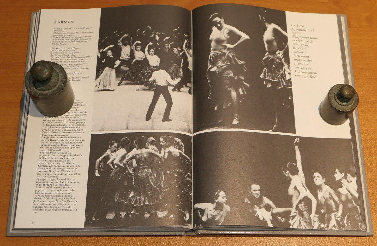 ANTONIO GADES / LE FLAMENCO / DANSE PHOTOS / ALBIN MICHEL L'AVANT-SCENE 1984