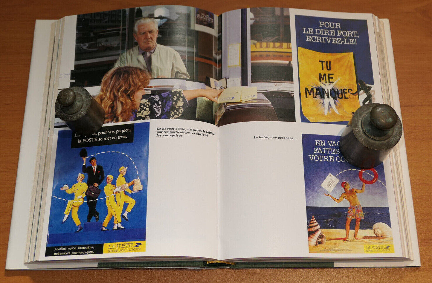 LA POSTE AUJOURD'HUI ET DEMAIN / HISTOIRE ENTREPRISE FACTEURS PHOTOS / 1989