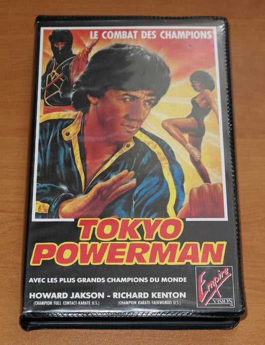 CASSETTE VIDEO VHS VINTAGE TOKYO POWERMAN EMPIRE VISION 1989 KARATE
