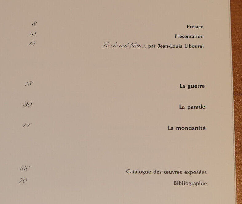 LE CHEVAL / LA GUERRE LA PARADE LA MONDANITE / EXPOSITION BASSE-NORMANDIE 1997