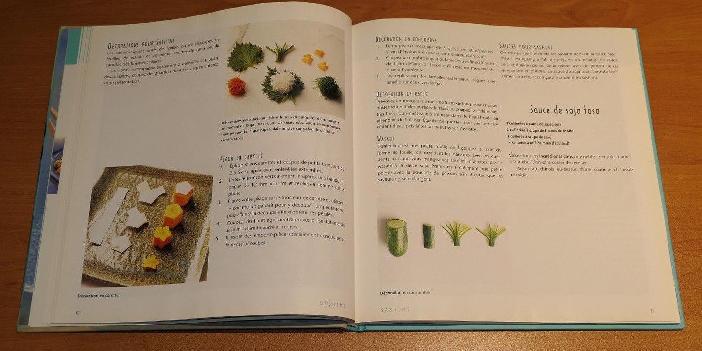 SUSHI / RYUICHI YOSHII / RECETTES CUISINE GASTRONOMIE PHOTOS / SOLINE 1999