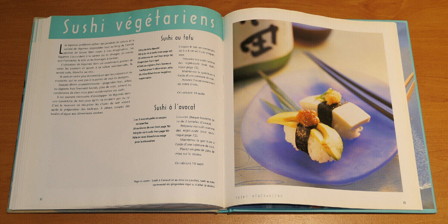 SUSHI / RYUICHI YOSHII / RECETTES CUISINE GASTRONOMIE PHOTOS / SOLINE 1999
