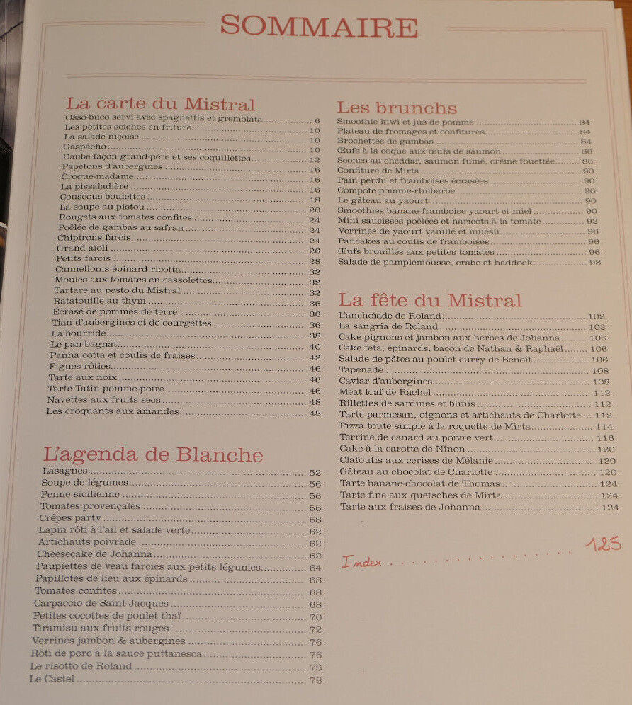 PLUS BELLE LA VIE / LES RECETTES DU MISTRAL / 80 RECETTES DE CUISINE DE QUARTIER