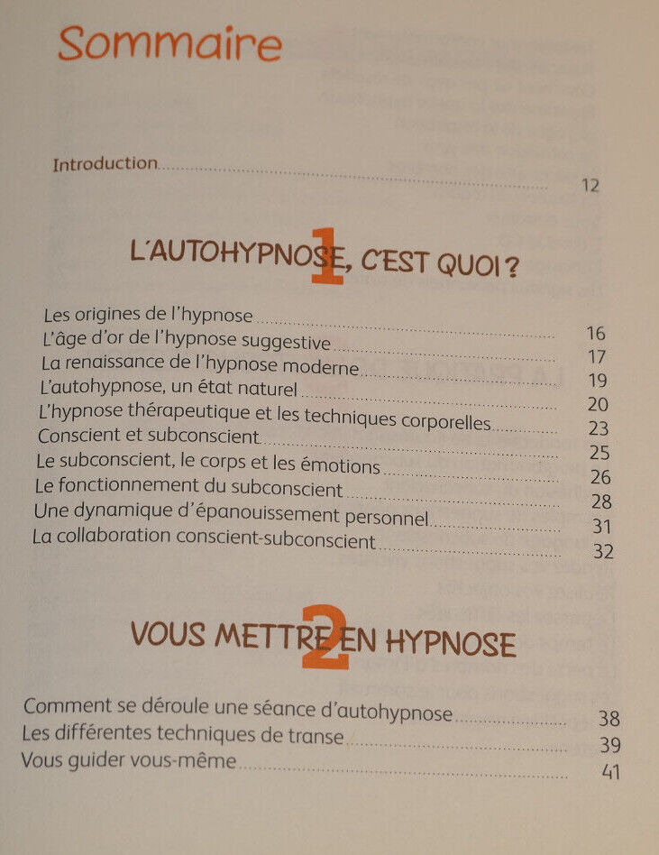PRATIQUEZ L'AUTOHYPNOSE / STRESS INSOMNIE PHOBIE / LIVRE + CD / TREDANIEL 2018