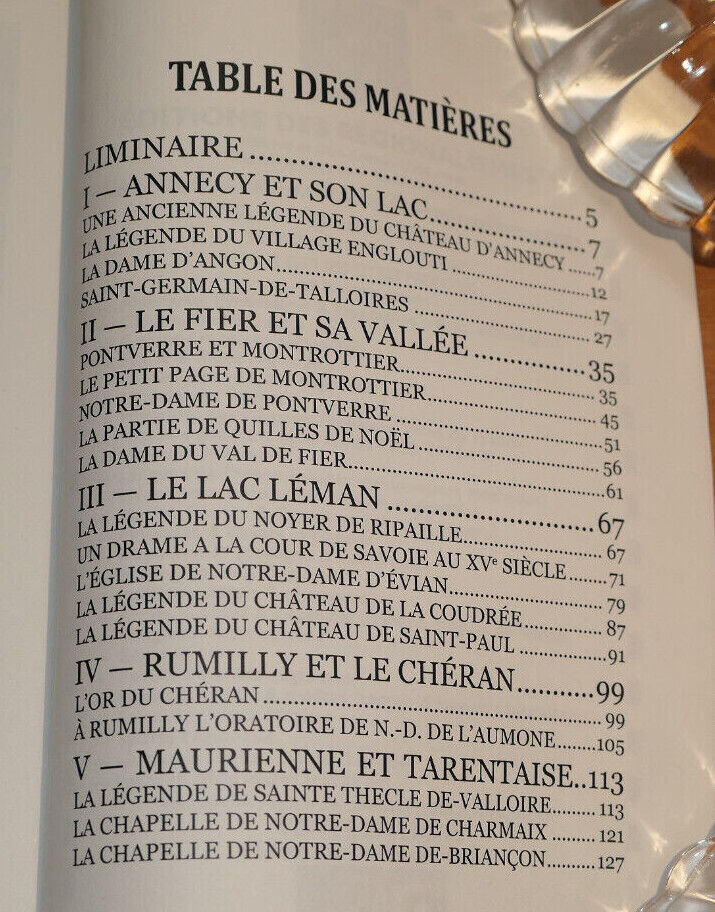 LEGENDES ET RECITS DE SAVOIE / GEORGES CHAPIER / 2013