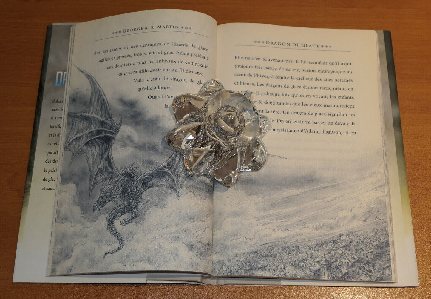 GEORGE R.R. MARTIN / DRAGON DE GLACE / LUIS ROYO / 2015 / GAME OF THRONES