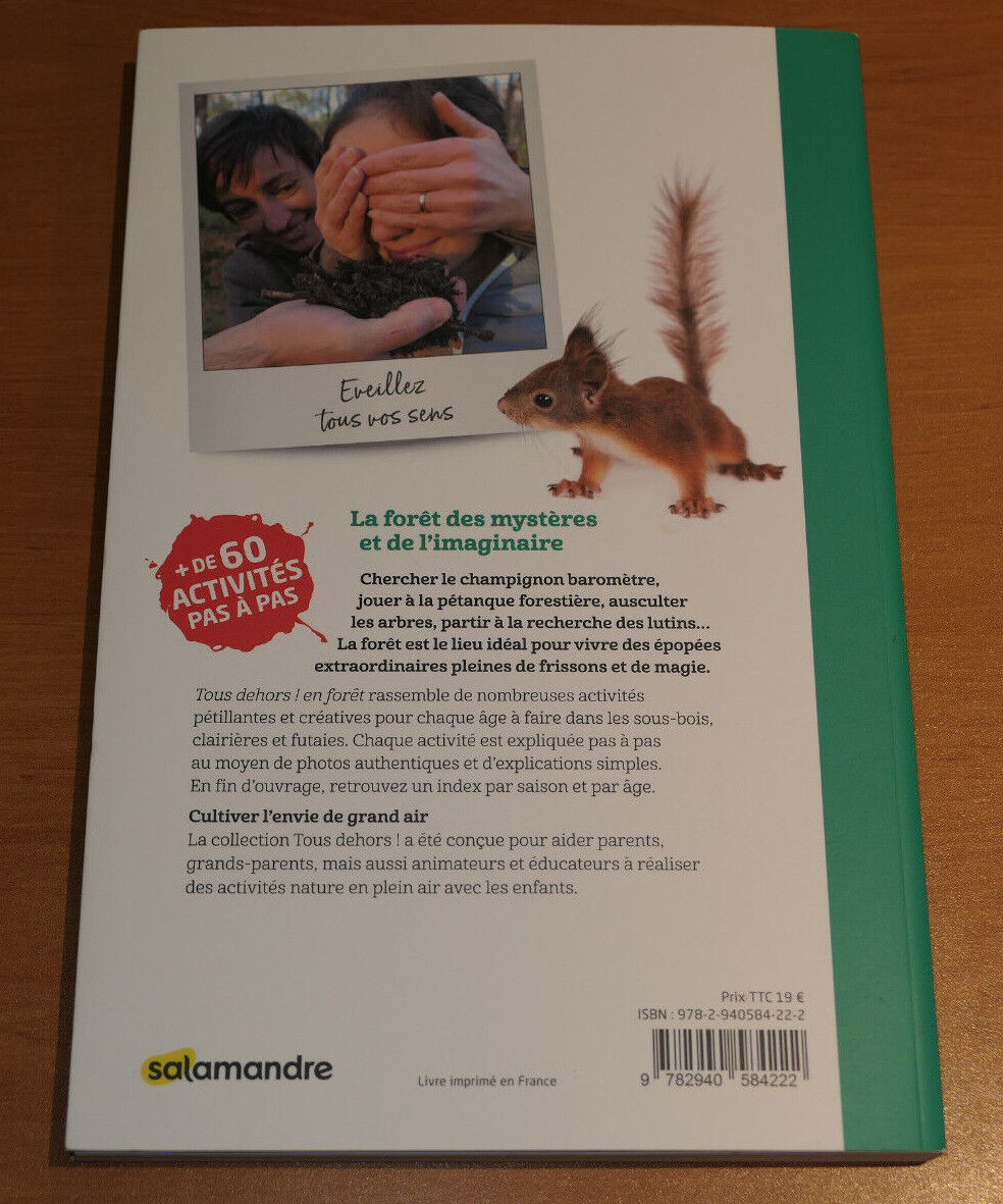 TOUS DEHORS EN FORET / PATRICK LUNEAU / DES ACTIVITES NATURE EN FAMILLE / 2018