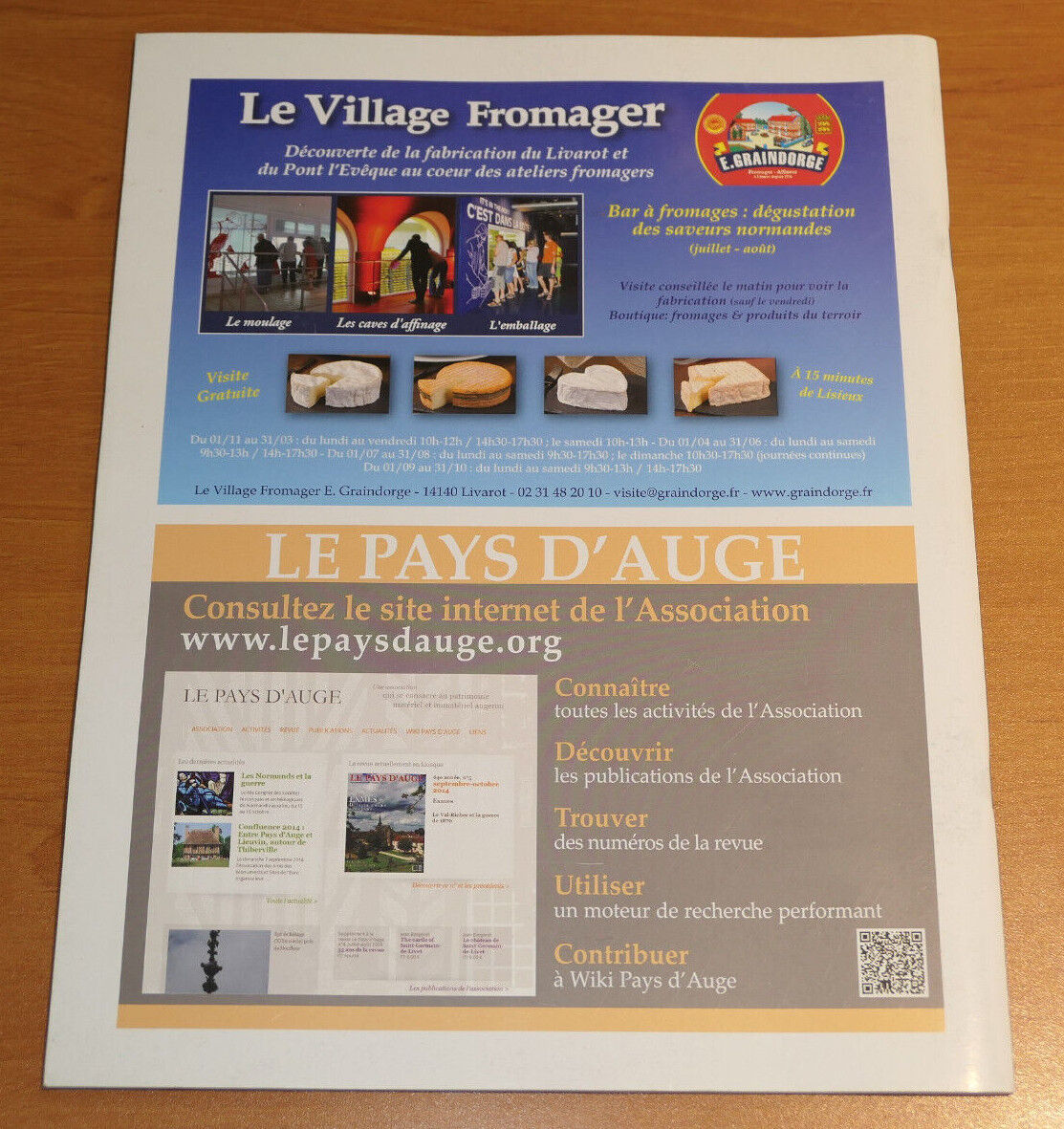 LA GRANDE GUERRE EN PAYS D'AUGE / REVUE 2014 / HISTOIRE NORMANDIE CALVADOS