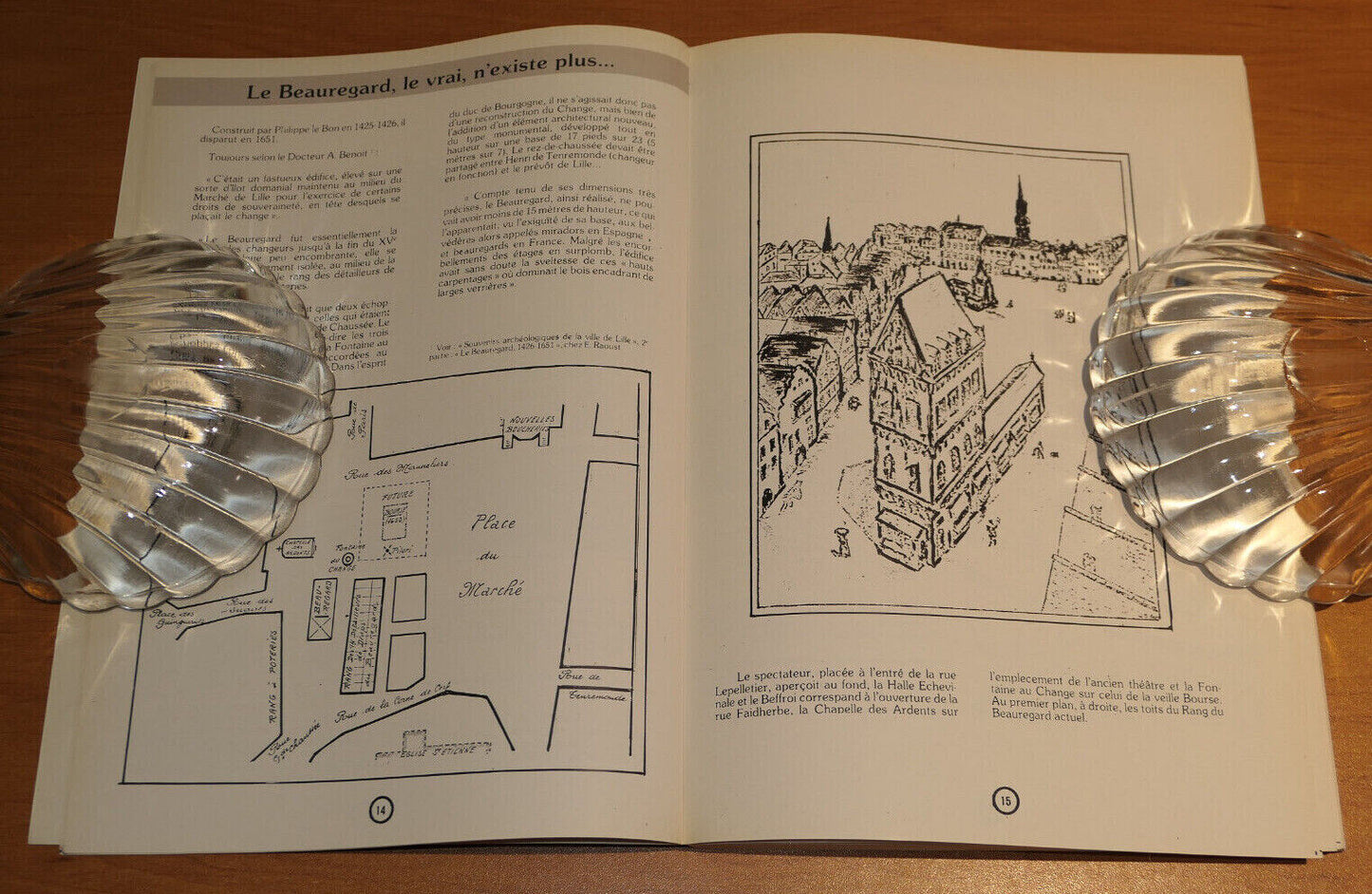 MONUMENTS D'HIER DANS LE LILLE D'AUJOURD'HUI / CARLOS BOCQUET / HISTOIRE 1988
