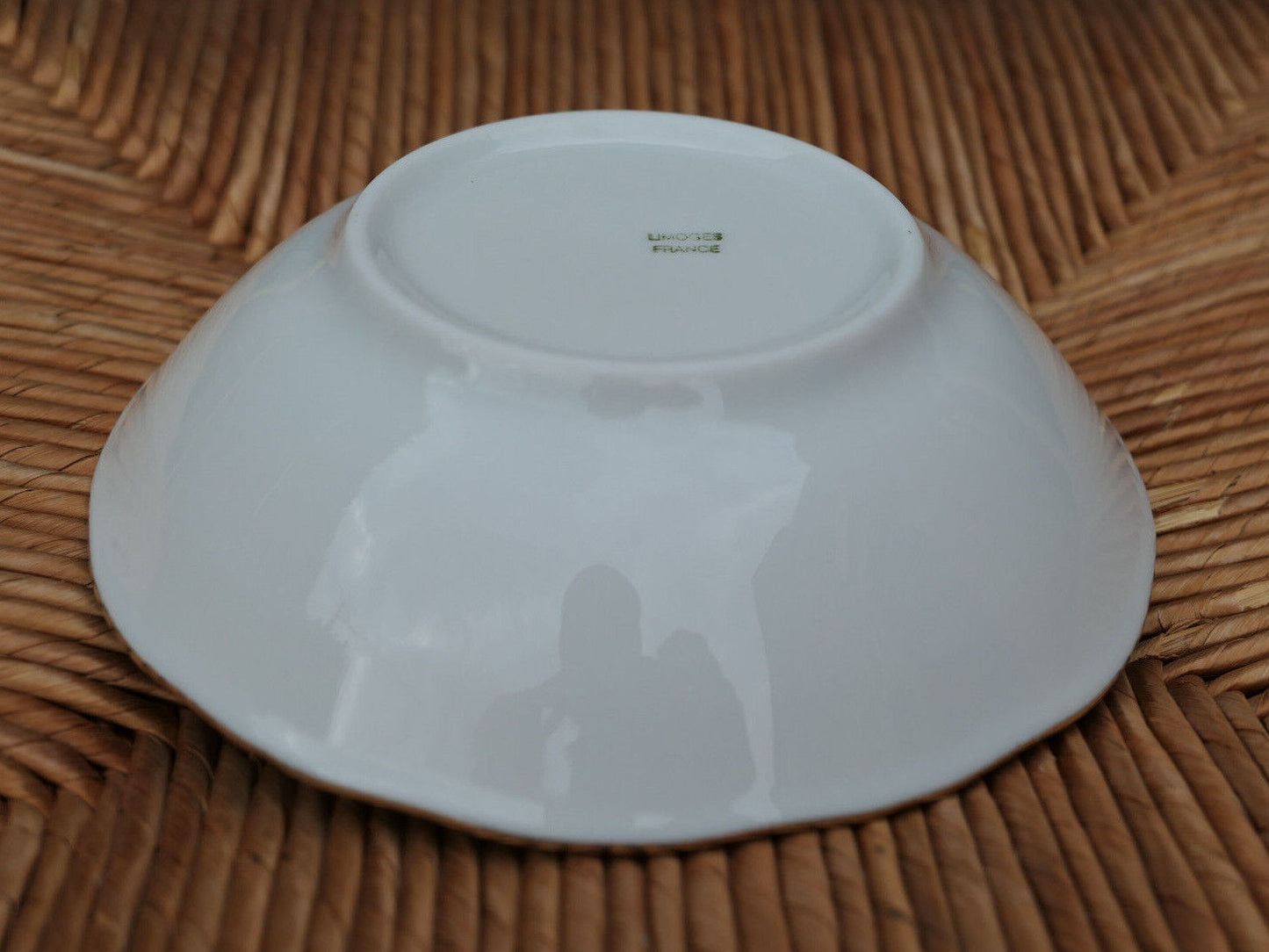 COUPELLE EN PORCELAINE DE LIMOGES HONFLEUR NORMANDIE DECO PORT BATEAUX MARINE