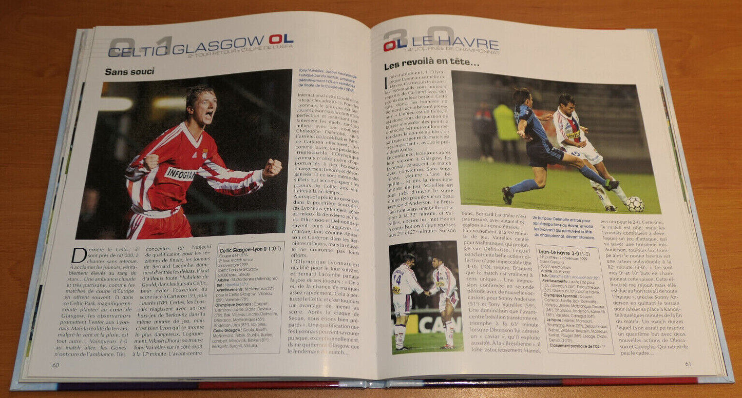 OLYMPIQUE LYONNAIS 1999 2000 / OL LYON FOOTBALL FOOT SPORT PHOTOS