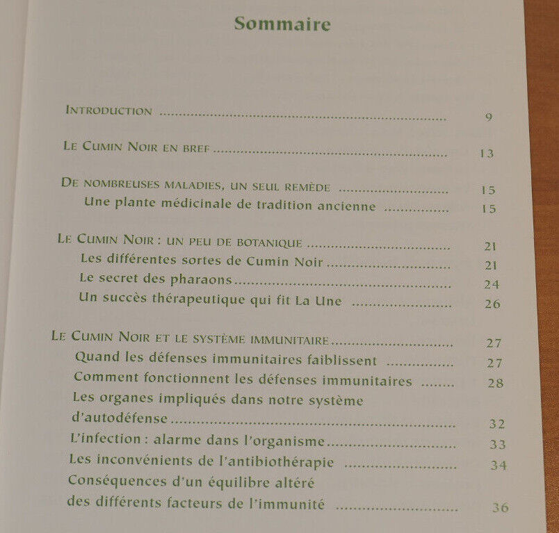 GUERIR AU NATUREL AVEC LE CUMIN NOIR D'EGYPTE / SANTE PLANTE MEDECINE / 2003
