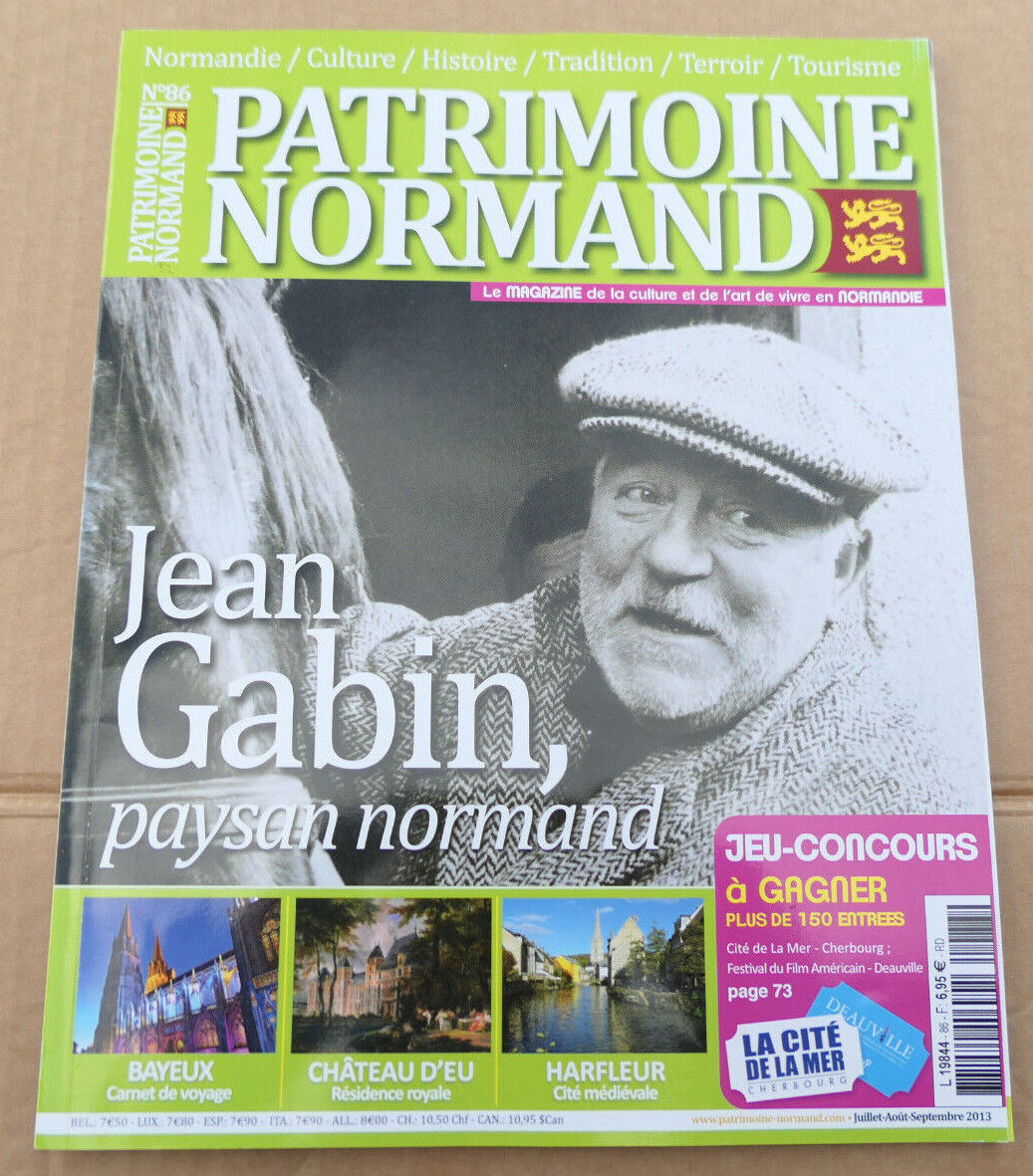 PATRIMOINE NORMAND / LOT 4 REVUES 2013 NUMEROS 84 85 86 89 / HISTOIRE NORMANDIE