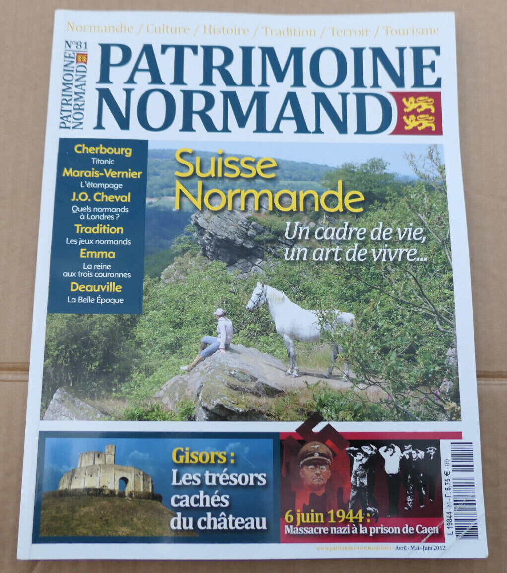 PATRIMOINE NORMAND / LOT 4 REVUES 2012 NUMEROS 80 81 82 83 / HISTOIRE NORMANDIE