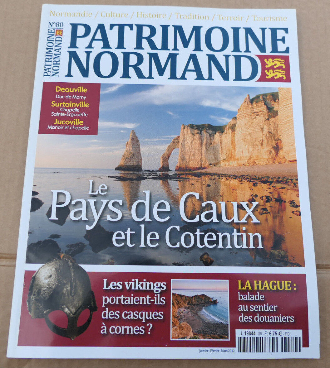 PATRIMOINE NORMAND / LOT 4 REVUES 2012 NUMEROS 80 81 82 83 / HISTOIRE NORMANDIE
