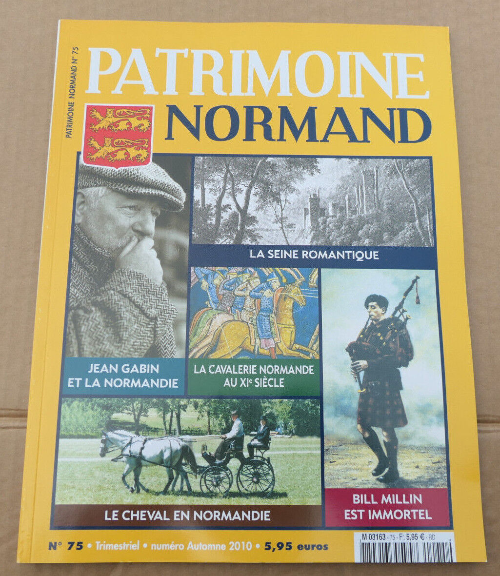 PATRIMOINE NORMAND / LOT 4 REVUES 2009 NUMEROS 72 73 74 75 / HISTOIRE NORMANDIE