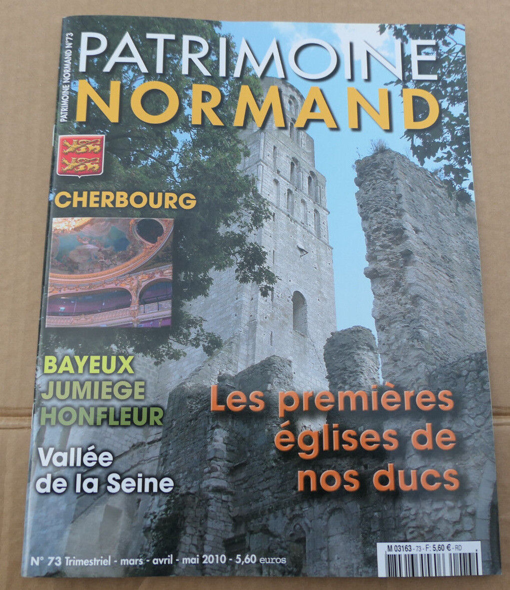 PATRIMOINE NORMAND / LOT 4 REVUES 2009 NUMEROS 72 73 74 75 / HISTOIRE NORMANDIE