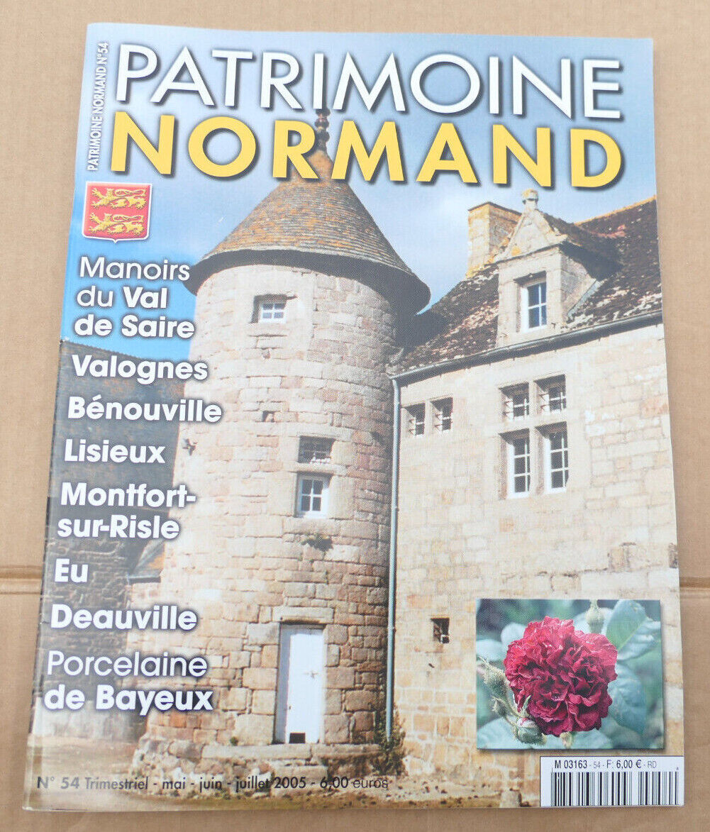 PATRIMOINE NORMAND / LOT 4 REVUES 2004 NUMEROS 49 52 53 54 / HISTOIRE NORMANDIE