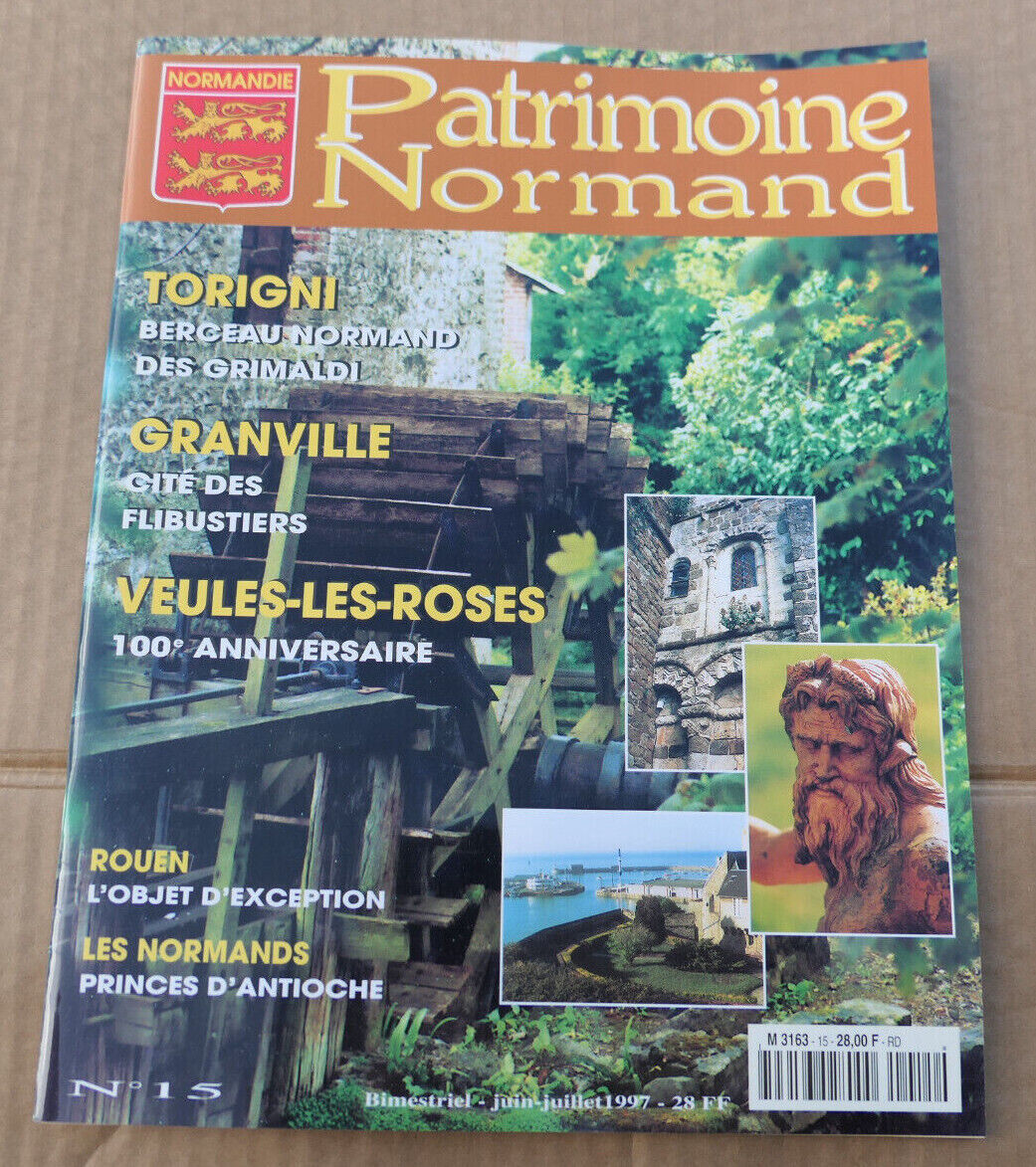 PATRIMOINE NORMAND / LOT 4 REVUES 1996 NUMEROS 12 13 14 15 / HISTOIRE NORMANDIE