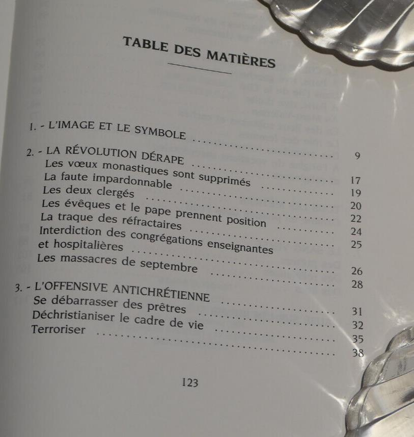LES GUILLOTINES DE LA FOI / JEAN PEYRADE / CLD 1991 HISTOIRE RELIGION REVOLUTION