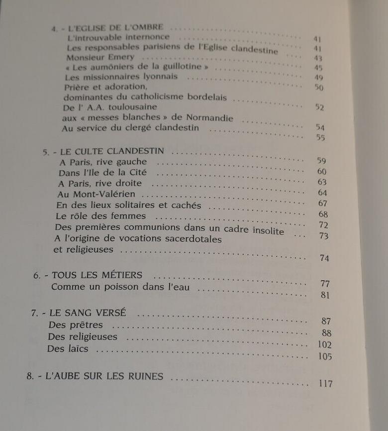 LES GUILLOTINES DE LA FOI / JEAN PEYRADE / CLD 1991 HISTOIRE RELIGION REVOLUTION