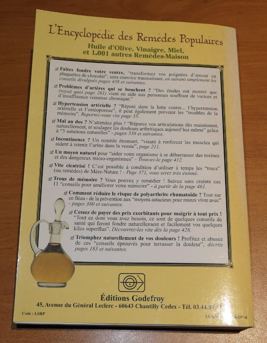 L'ENCYCLOPEDIE DES REMEDES POPULAIRES / GUIDE ASTUCES SANTE / GODEFROY 2003