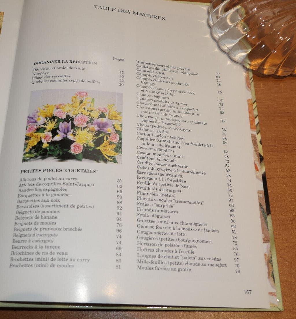BUFFETS DE COCKTAILS ET RECEPTIONS / DORMONVAL 1991 / RECETTES CUISINE PHOTOS