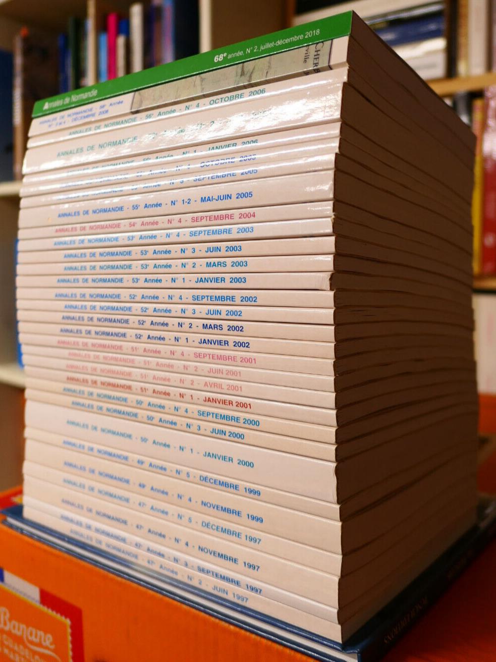 ANNALES DE NORMANDIE / GROS LOT DE 30 NUMEROS 1997-2018