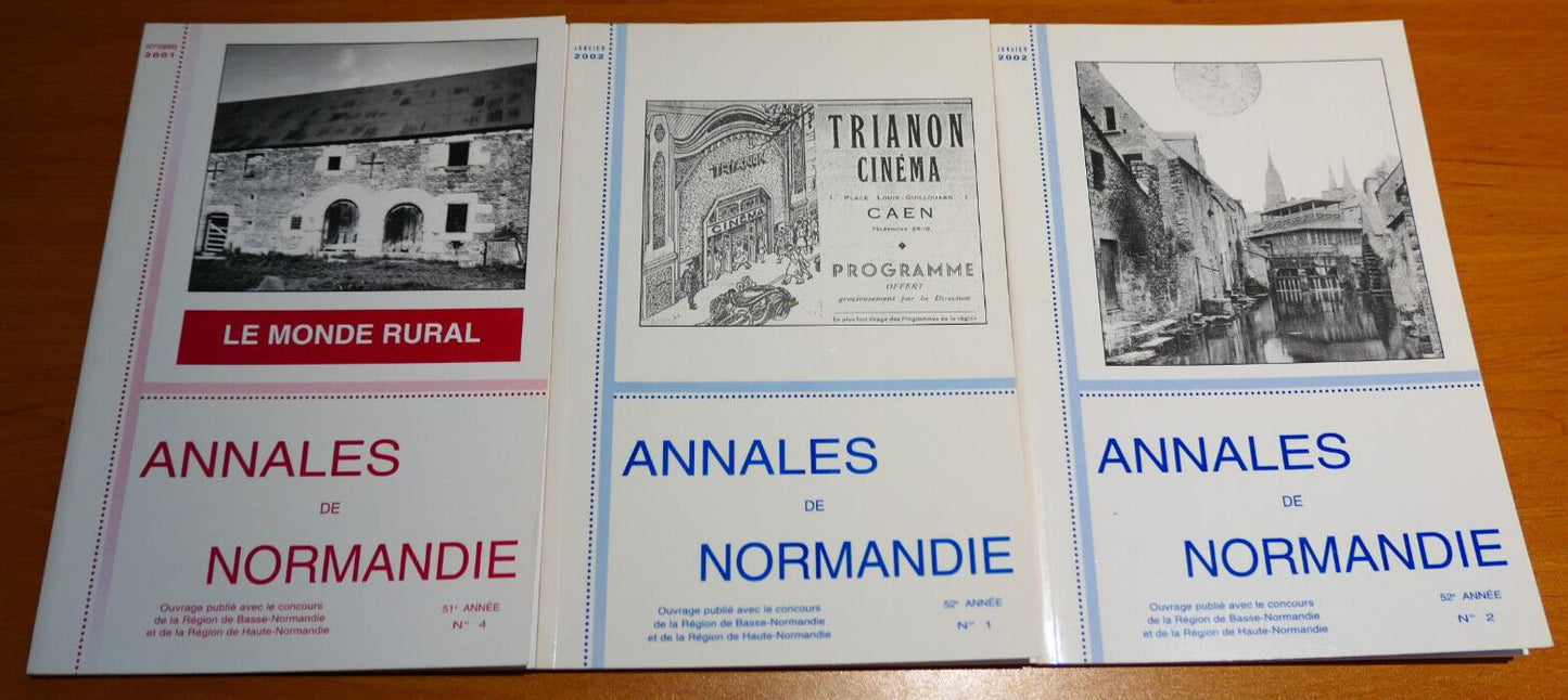 ANNALES DE NORMANDIE / GROS LOT DE 30 NUMEROS 1997-2018