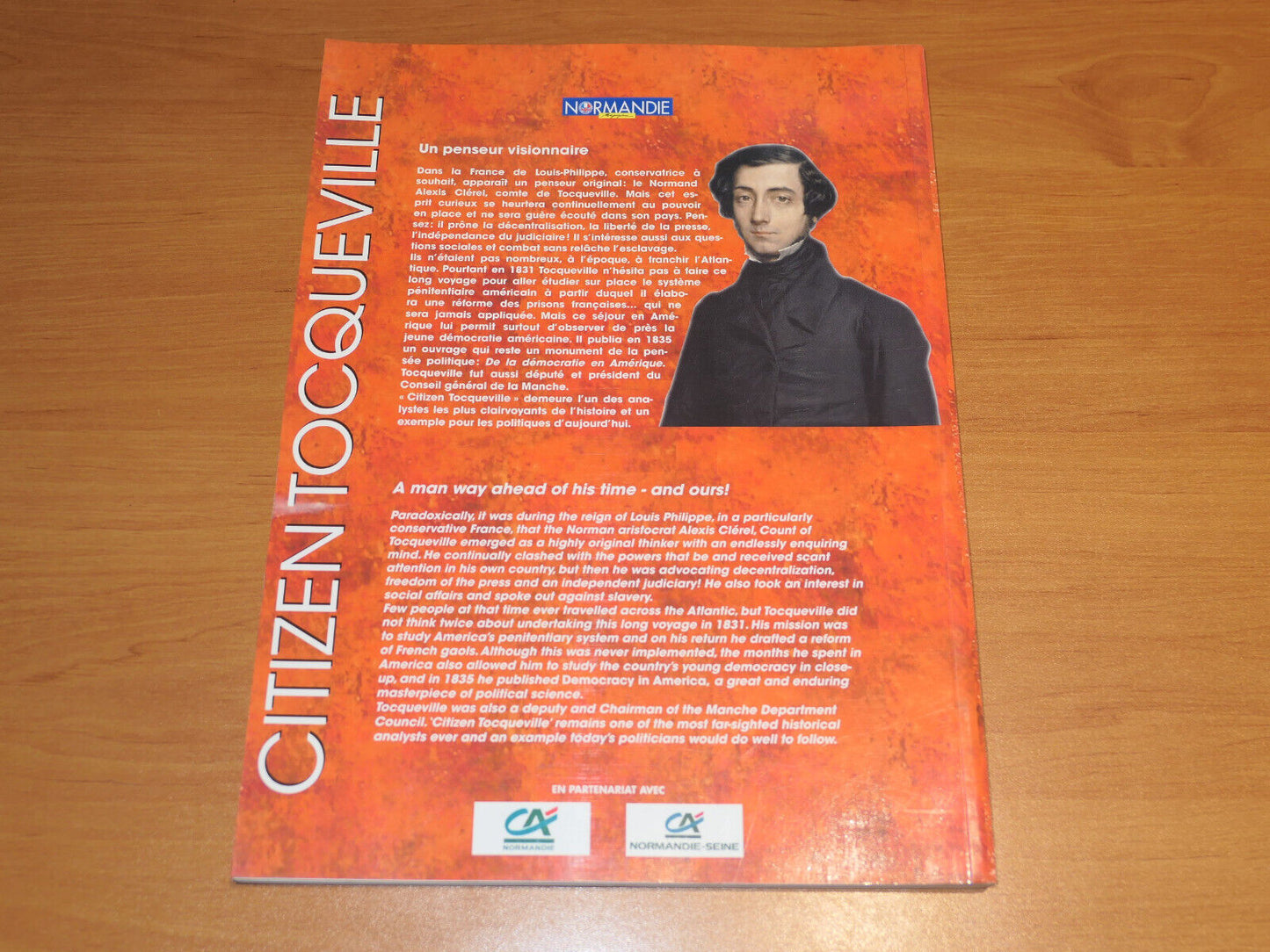 CITIZEN ALEXIS DE TOCQUEVILLE / NORMANDY HISTORY PORTRAIT / 2005