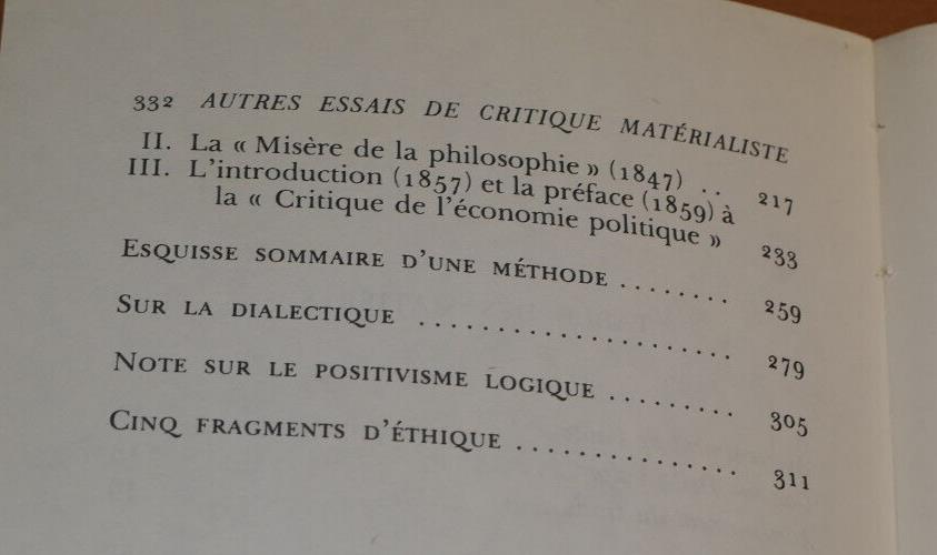 ROUSSEAU ET MARX ET AUTRES ECRITS / GALVANO DELLA VOLPE / GRASSET 1974