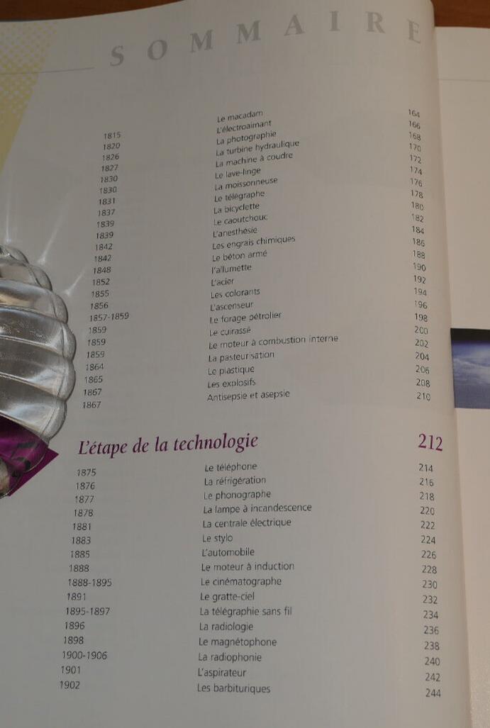 GRANDES INVENTIONS DE L'HUMANITE / MICHEL RIVAL LAROUSSE 2006 SCIENCE TECHNIQUE