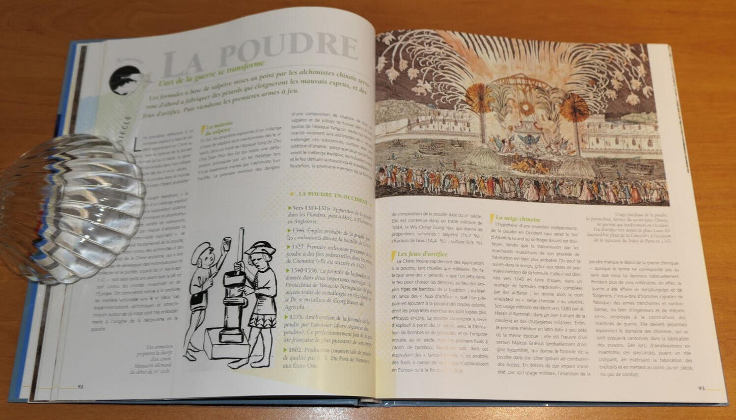 GRANDES INVENTIONS DE L'HUMANITE / MICHEL RIVAL LAROUSSE 2006 SCIENCE TECHNIQUE
