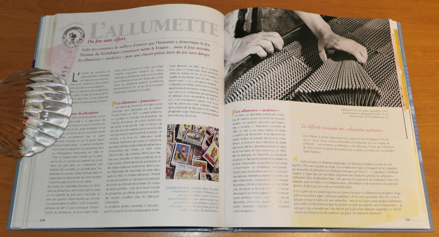 GRANDES INVENTIONS DE L'HUMANITE / MICHEL RIVAL LAROUSSE 2006 SCIENCE TECHNIQUE