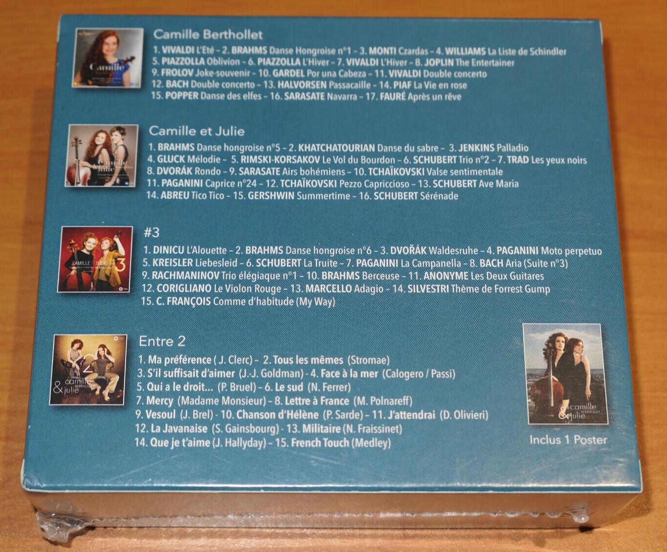 COFFRET 4 CD + POSTER / CAMILLE & JULIE BERTHOLLET