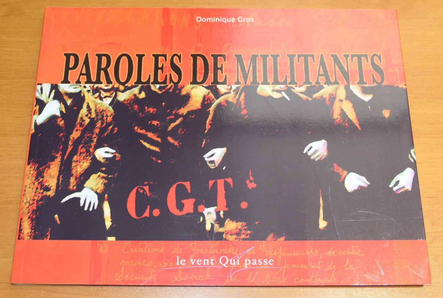 CGT PAROLES DE MILITANTS / DOMINIQUE GROS / LE VENT QUI PASSE 2008 SYNDICALISME