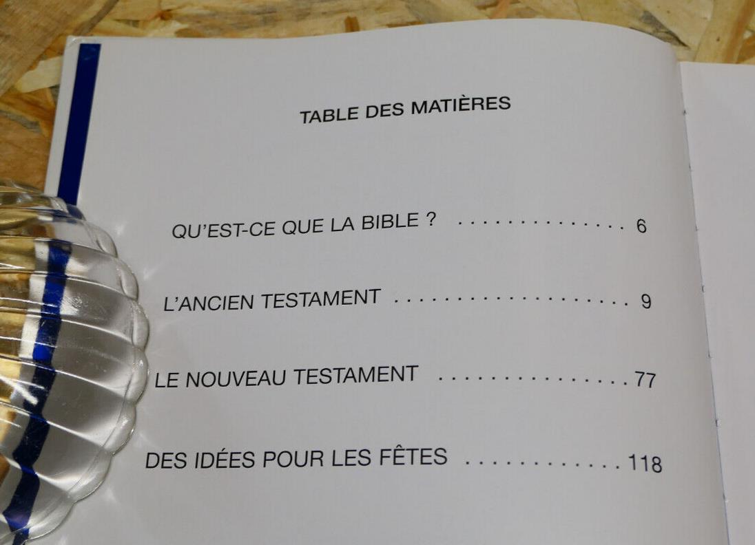 L'IMAGERIE DE LA BIBLE / FLEURUS 1998 / RELIGION ANCIEN ET NOUVEAU TESTAMENT