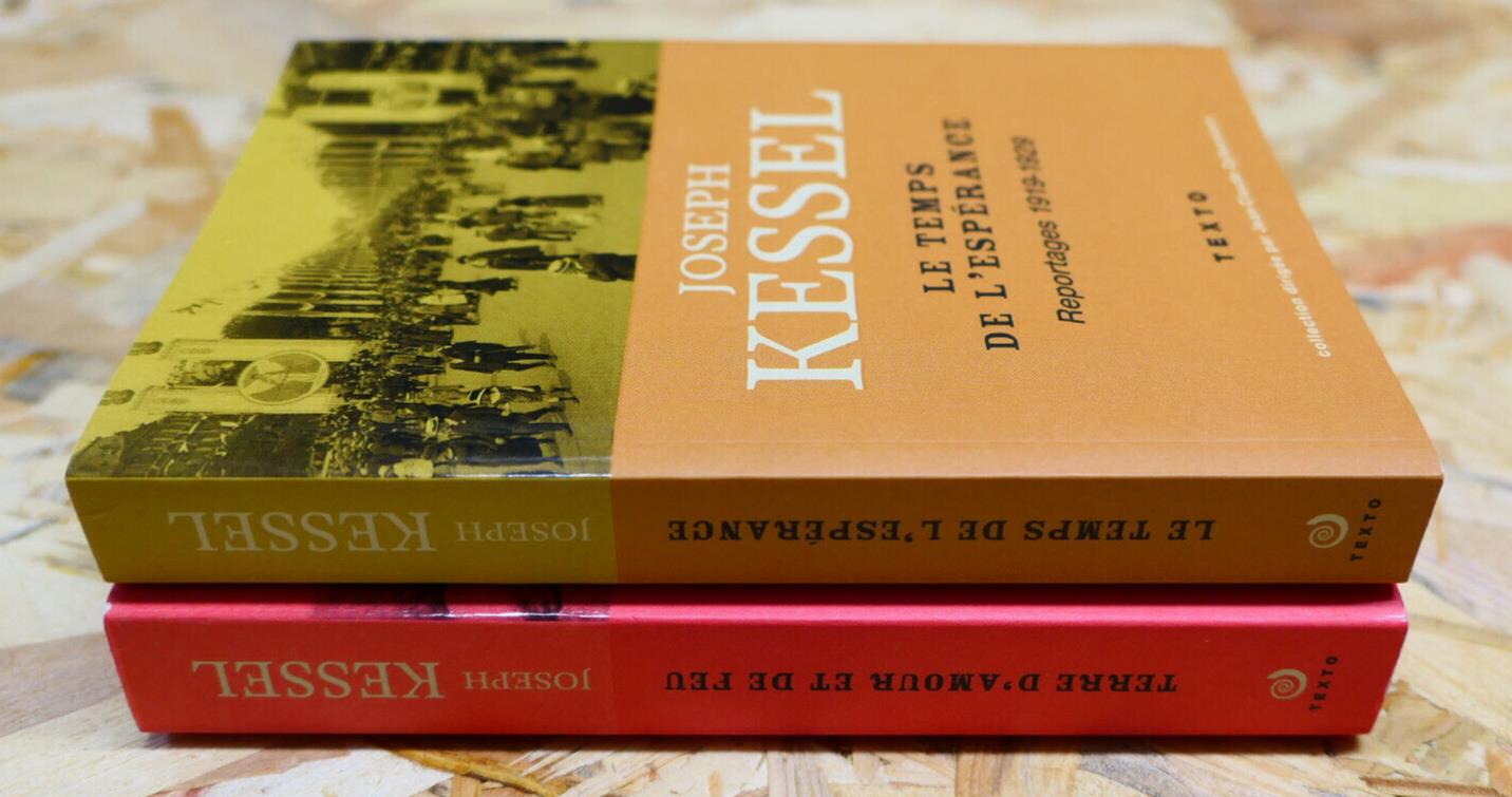 JOSEPH KESSEL / LOT DE 2 LIVRES / EDITIONS TEXTO 2018